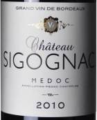 斯歌納酒莊紅葡萄酒(Chateau Sigognac, Medoc, France)