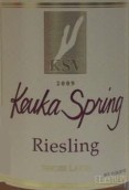 庫卡之春雷司令干白葡萄酒(Keuka Spring Vineyards Riesling, Finger Lakes, USA)