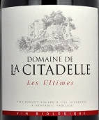茜塔黛尔酒庄终结者红葡萄酒(Domaine de la Citadelle Les Ultimes, Luberon, France)