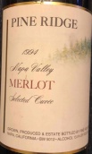 松树岭酒庄精选特酿梅洛红葡萄酒(Pine Ridge Winery Selected Cuvee Merlot, Napa Valley, USA)