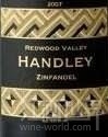 漢德利紅杉谷仙粉黛干紅葡萄酒(Handley Redwood Valley Zinfandel, Anderson Valley, USA)