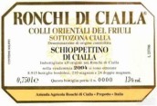 Ronchi di Cialla Schioppettino Colli Orientali del Friuli Cialla, Friuli-Venezia Giulia, Italy