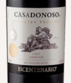 卡薩多諾索兩百年特級珍藏佳美娜紅葡萄酒(Casa Donoso Bicentenario Gran Reserve Carmenere, Maule Valley, Chile)