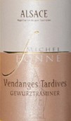 福纳晚收琼瑶浆甜白葡萄酒(Michel Fonne Vendanges Tardives Gewurztraminer, Alsace, France)