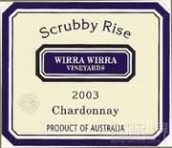 威拿“小個崛起”霞多麗干白葡萄酒（未經橡木發(fā)酵）(Wirra Wirra Scrubby Rise Unwooded Chardonnay, South Australia)