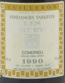 翠伊倫酒莊伊由格特白葡萄酒(Yves Cuilleron Moelleux Les Eguets, Condrieu, France)