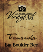 祖父酒莊塔娜瓦大卵石干紅葡萄酒(Grandfather Vineyard & Winery Tanawha Big Boulder Red, North Carolina, USA)