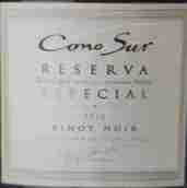 柯諾蘇酒莊特藏黑皮諾紅葡萄酒(Cono Sur Reserva Especial Pinot Noir, Casablanca Valley, Chile)