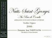 Domaine Jean Tardy et Fils Nuits-Saint-Georges Aux Bas de Combe Vieilles Vignes, Cote de Nuits, France