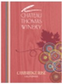 托馬斯劍橋桃紅葡萄酒(Chateau Thomas Winery Frizzante Cambridge Rose, Lodi, USA)