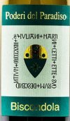 天堂之酒莊園比斯肯多拉維奈西卡白葡萄酒(Podere del Paradiso Biscondola Vernaccia di San Gimignano DOCG, Tuscany, Italy)