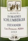 舒伯格酒莊阿貝王子雷司令白葡萄酒(Domaines Schlumberger Les Princes Abbes Riesling, Alsace, France)