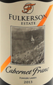 富爾克森酒莊品麗珠干紅葡萄酒(Fulkerson Winery Cabernet Franc, Finger Lakes, USA)