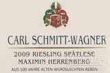 Carl Schmitt-Wagner Maximiner Herrenberg Riesling Spatlese, Bereich Bernkastel, Germany