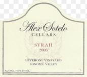 亞歷克斯索特洛勒沃羅尼園西拉干紅葡萄酒(Alex Sotelo Cellars Leveroni Vineyard Syrah, Sonoma Valley, USA)