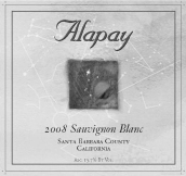 阿拉帕長相思干白葡萄酒(Alapay Cellars Sauvignon Blanc, Santa Barbara County, USA)