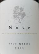 拉莫特酒莊諾夫紅葡萄酒(Chateau Lamothe Nove, Haut-Medoc, France)