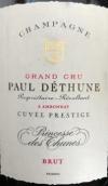 大保羅莊園圖恩公主頂級干型香檳(Paul Dethune Cuvee Prestige Princesse des Thunes Grand Cru Brut, Champagne, France)