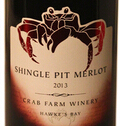 螃蟹酒莊辛格皮葡萄園梅洛干紅葡萄酒(Crab Farm Winery Shingle Pit Merlot, Hawke's Bay, New Zealand)