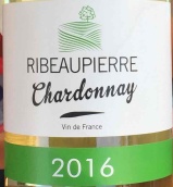 瑞丽石酒庄霞多丽白葡萄酒(Ribeaupierre Chardonnay, Pays d'Oc, France)