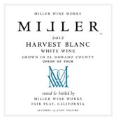 米勒豐收干白葡萄酒(Miller Wine Works Harvest Blanc, Napa Valley, USA)