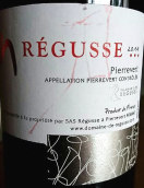 胡佳斯酒莊皮耶爾瓦赫干紅葡萄酒(Domaine de Regusse Pierrevert Rouge, Pierrevert, France)