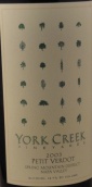 約克溪味而多干紅葡萄酒(York Creek Vineyards Petit Verdot, Spring Mountain District, USA)