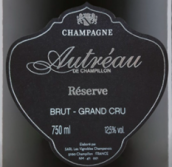 奧特羅珍藏特級園極干型年份香檳(Autreau de Champillon Reserve Grand Cru Brut Millesime, Champagne, France)