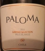 帕洛瑪酒莊限量精選紅葡萄酒(Paloma Limited Selection, Maule Valley, Chile)