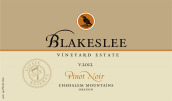 布萊克斯利莊園珍藏黑皮諾紅葡萄酒(Blakeslee Vineyard Est Res Pinot Noir, Chehalem Mountains, USA)