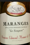 埃德蒙·夢諾父子勒索若紅葡萄酒(Domaine Edmond Monnot & Fils Maranges Le Saugeot, Cote de Beaune, France)