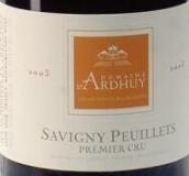 達哈瑞酒莊鉑夜（薩維尼一級園）干紅葡萄酒(Domaine d'Ardhuy Les Peuillets, Savigny-les-Beaunes Premier Cru, France)