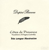 Dupere Barrera Cotes de Provence Tres Longue Maceration Rouge, Provence, France