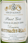 米特·克拉克酒莊克洛圣巫溪圣愛蒂尼灰皮諾干白葡萄酒(Domaine Mittnacht-Klack Pinot Gris Clos St Ulrich Sigillé Conf. St Etienne, Alsace, France)