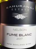 卡胡朗伊酒莊白富美白葡萄酒(Kahurangi Estate Fume Blanc, Nelson, New Zealand)