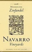 納瓦羅仙粉黛干紅葡萄酒(Navarro Vineyards Zinfandel, Mendocino, USA)