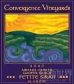 同心酒莊庫柏牧場(chǎng)小西拉干紅葡萄酒(Convergence Vineyards Cooper Ranch Petite Sirah, Amador County, USA)