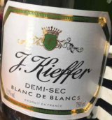 杰富酒莊白中白半干起泡酒(J Kieffer Blanc de Blancs Demi-Sec, France)