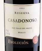 卡薩多諾索演化珍藏梅洛紅葡萄酒(Casa Donoso Evolucion Reserva Merlot, Maule Valley, Chile)