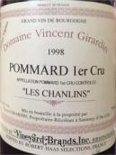 喬丹酒莊錢林斯老藤紅葡萄酒(Vincent Girardin Les Chanlins Vieilles Vignes, Pommard 1er Cru, France)