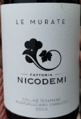 尼科德姆酒莊穆拉特蒙特布查諾紅葡萄酒(Bruno Nicodemi Le Murate Montepulciano d'Abruzzo Colline Teramane DOCG, Abruzzo, Italy)