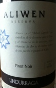 安杜拉加阿里文珍藏黑皮諾干紅葡萄酒(Undurraga Aliwen Reserva Pinot Noir, Maipo Valley, Chile)