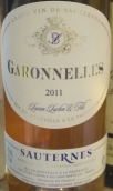 加羅內(nèi)萊斯貴腐甜白葡萄酒(Garonnelles, Sauternes, France)