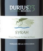 康科迪亞天然西拉珍藏干紅葡萄酒(Marques de la Concordia Durius Natural Reserve Syrah, Castilla y Leon, Spain)