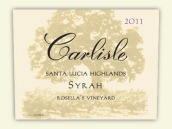 卡爾麗絲羅塞拉園西拉干紅葡萄酒(Carlisle Rosella's Vineyard Syrah, Santa Lucia Highlands, USA)