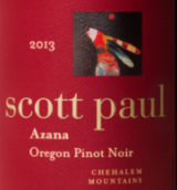 斯科特保羅阿扎娜黑皮諾干紅葡萄酒(Scott Paul Azana Pinot Noir, Chehalem Mountains, USA)