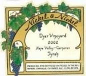 尼克尼可酒莊代爾園西拉紅葡萄酒(Nickel & Nickel Dyer Vineyard Syrah, Carneros, USA)