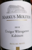 瑪斯莫麗酒莊烏茲格園珍藏白葡萄酒(Markus Molitor Urziger Wurzgarten Kabinett, Mosel, Germany)