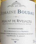 寶道酒莊里韋薩特麝香天然甜白葡萄酒(Domaine Boudau Muscat de Rivesaltes Vin Doux Naturel, Rivesaltes, France)