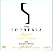 索菲亞珍藏霞多麗干白葡萄酒(Finca Sophenia Reserve Chardonnay, Tupungato, Argentina)